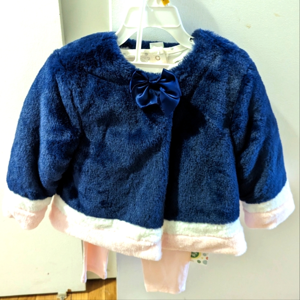Little Me 3 piece set size 3T NWT